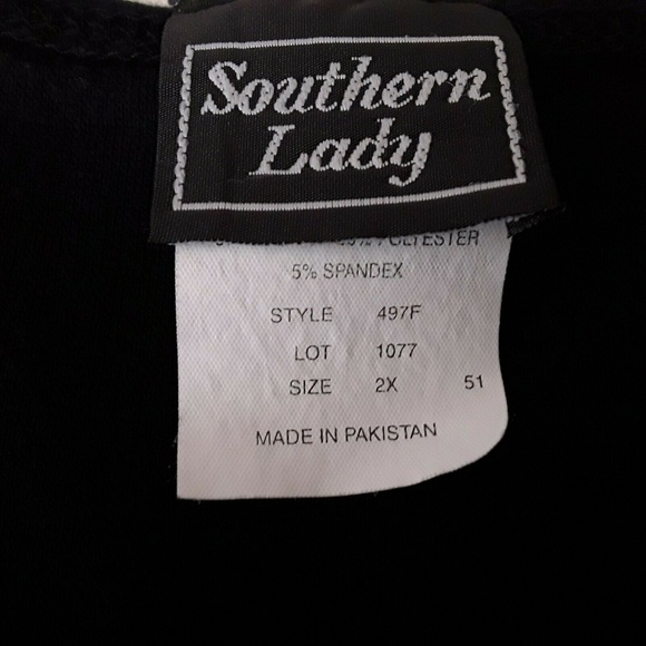 Southern Lady Sleeveless Tank Top Plus Size 2X - Picture 5 of 5